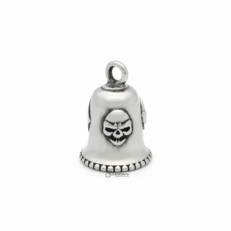 1% ER Stainless Steel Bell Pendant - Silver