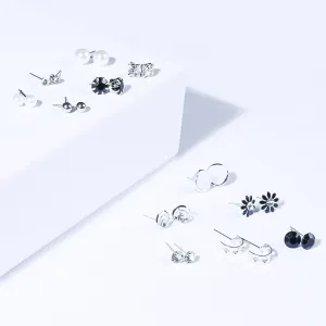 12 Pairs Charming Ears Studs/Tops For Girls