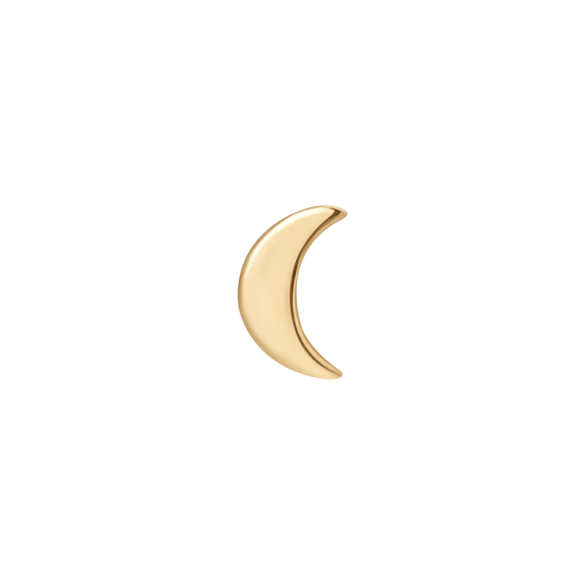 14k Moon River Stud