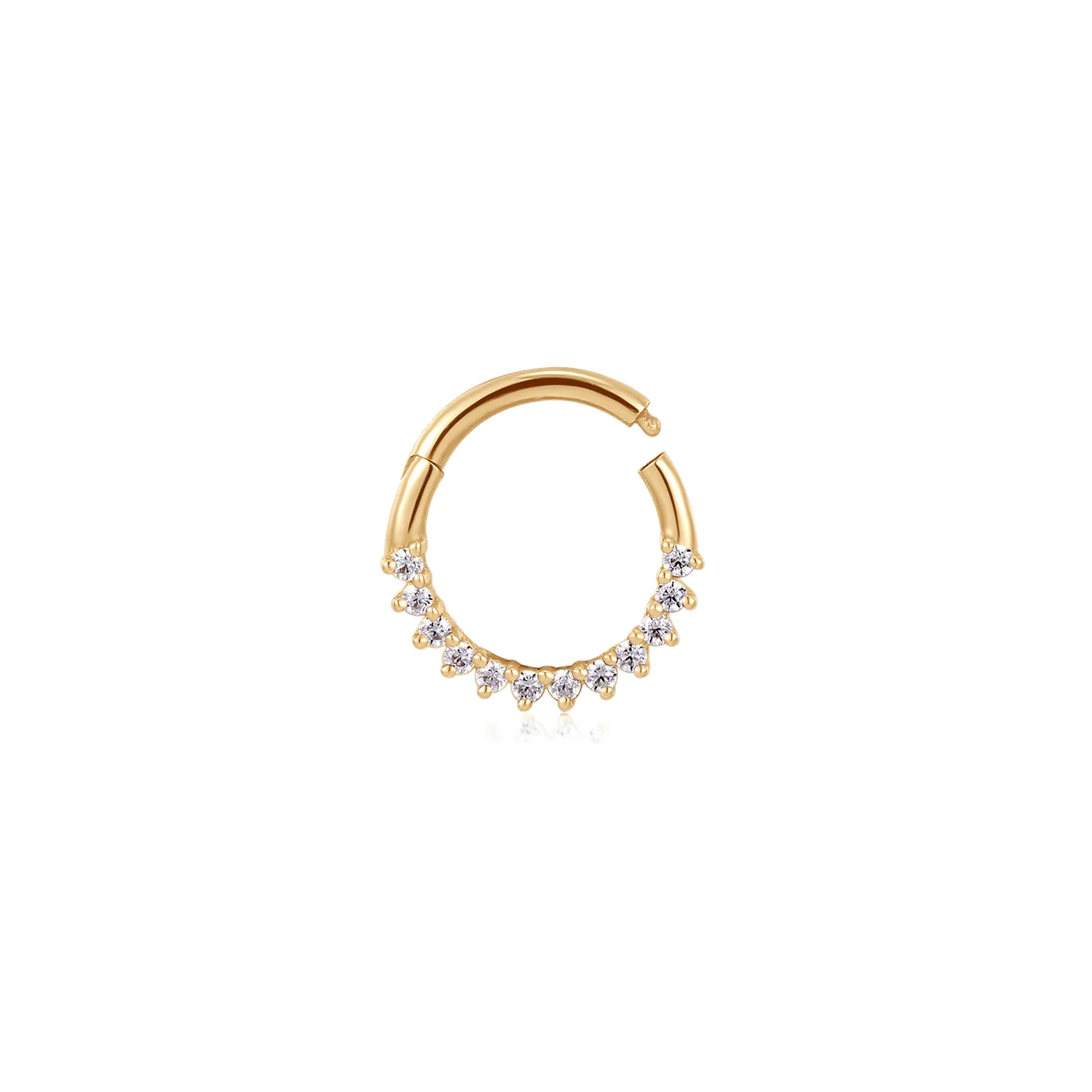 14k Soleil Hoop