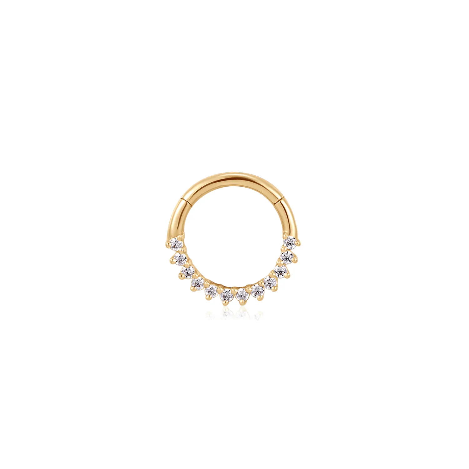 14k Soleil Hoop