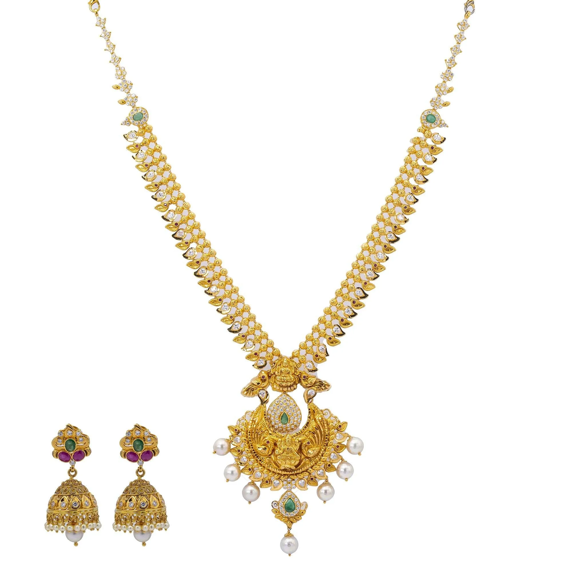 22K Gold Ananya Laxmi Jewelry Set