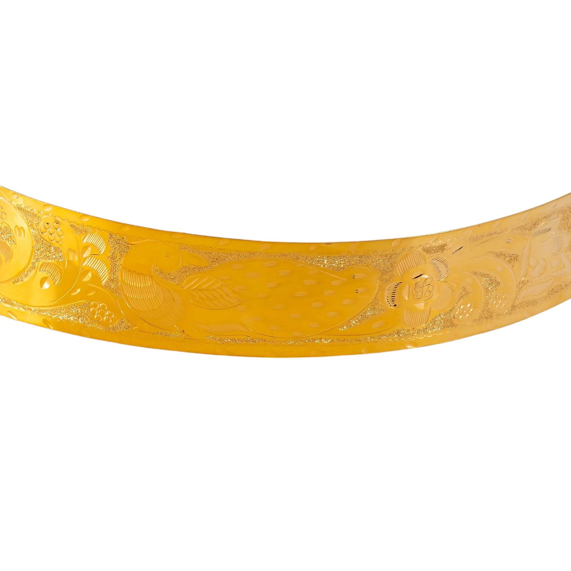 22k Yellow Gold & Gemstone Vaddanam Waist Belt (216.8gm)