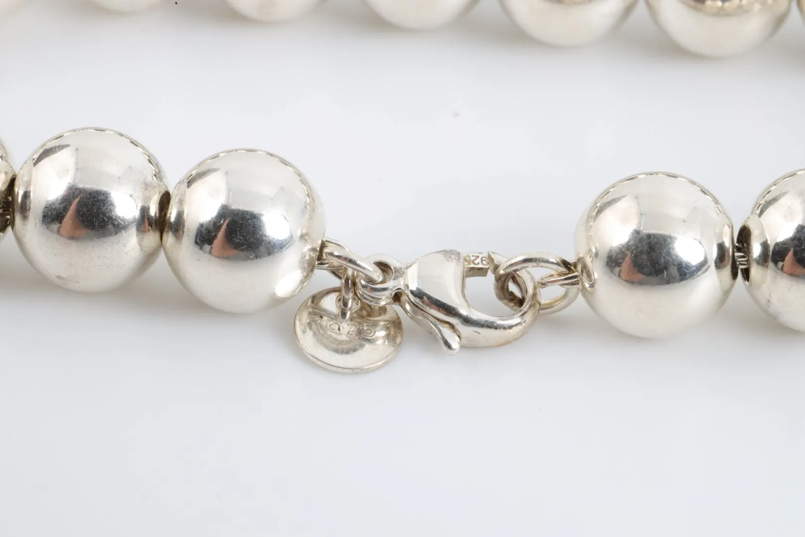 7.5" Tiffany & Co. 925 Silver Hardwear Ball Bracelet (18.86g.)