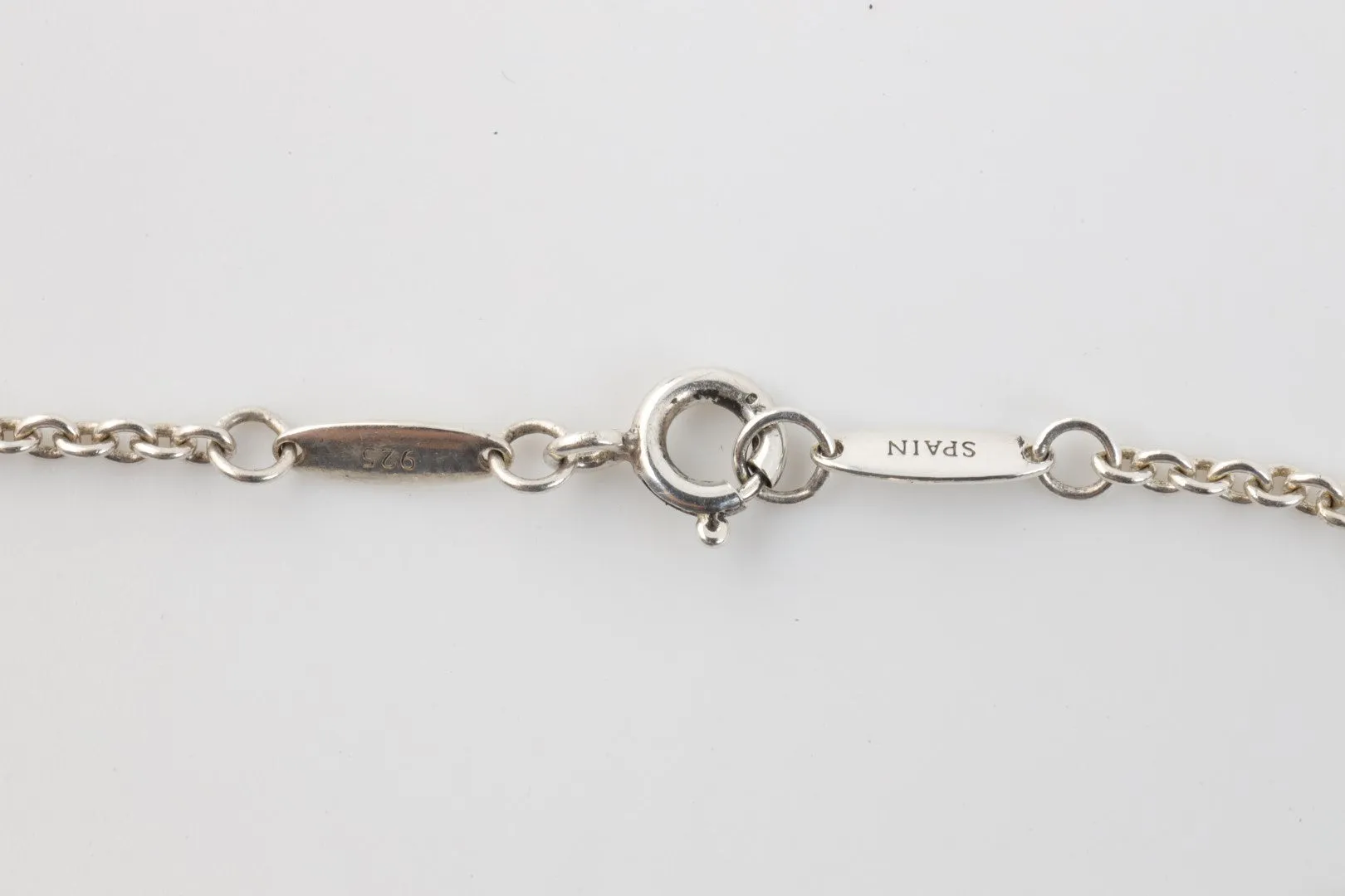 7" Tiffany & Co. Elsa Peretti 925 Silver Open Heart Bracelet (5.53g.)