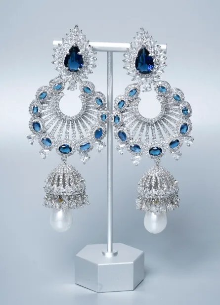 Alara Statement Earrings - Jaipur Rose Modern Luxury Designer Indian Jewelry