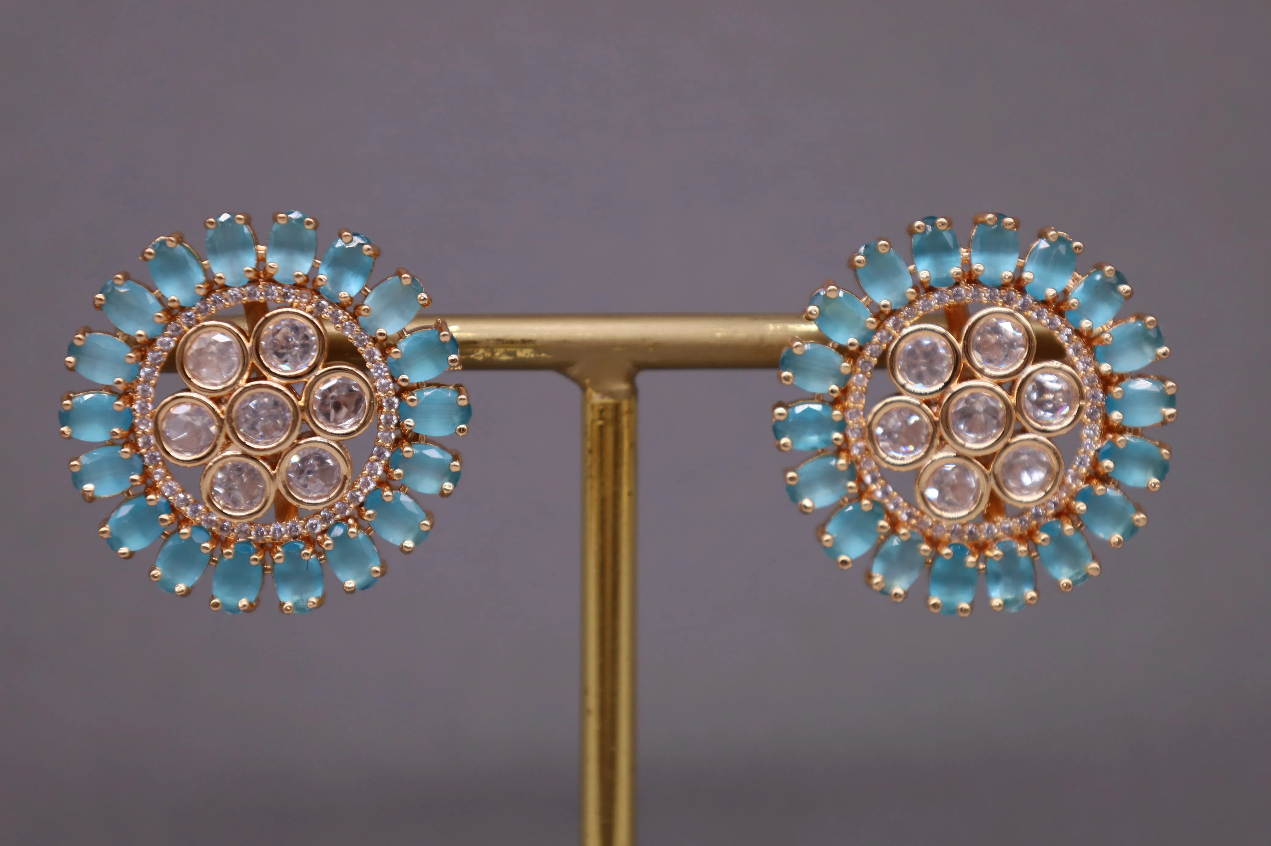 Amalia Kundan Stud Earrings