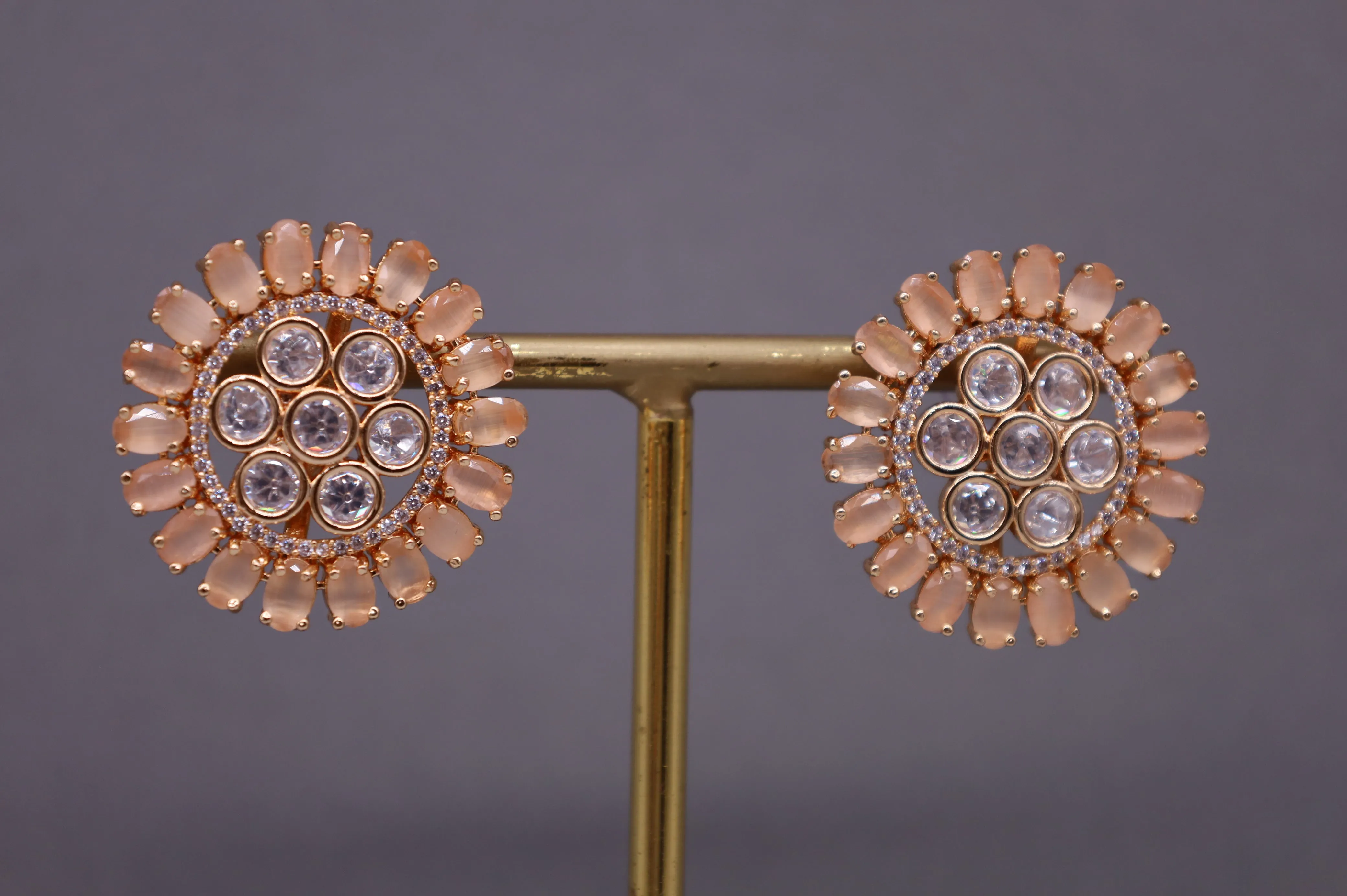 Amalia Kundan Stud Earrings