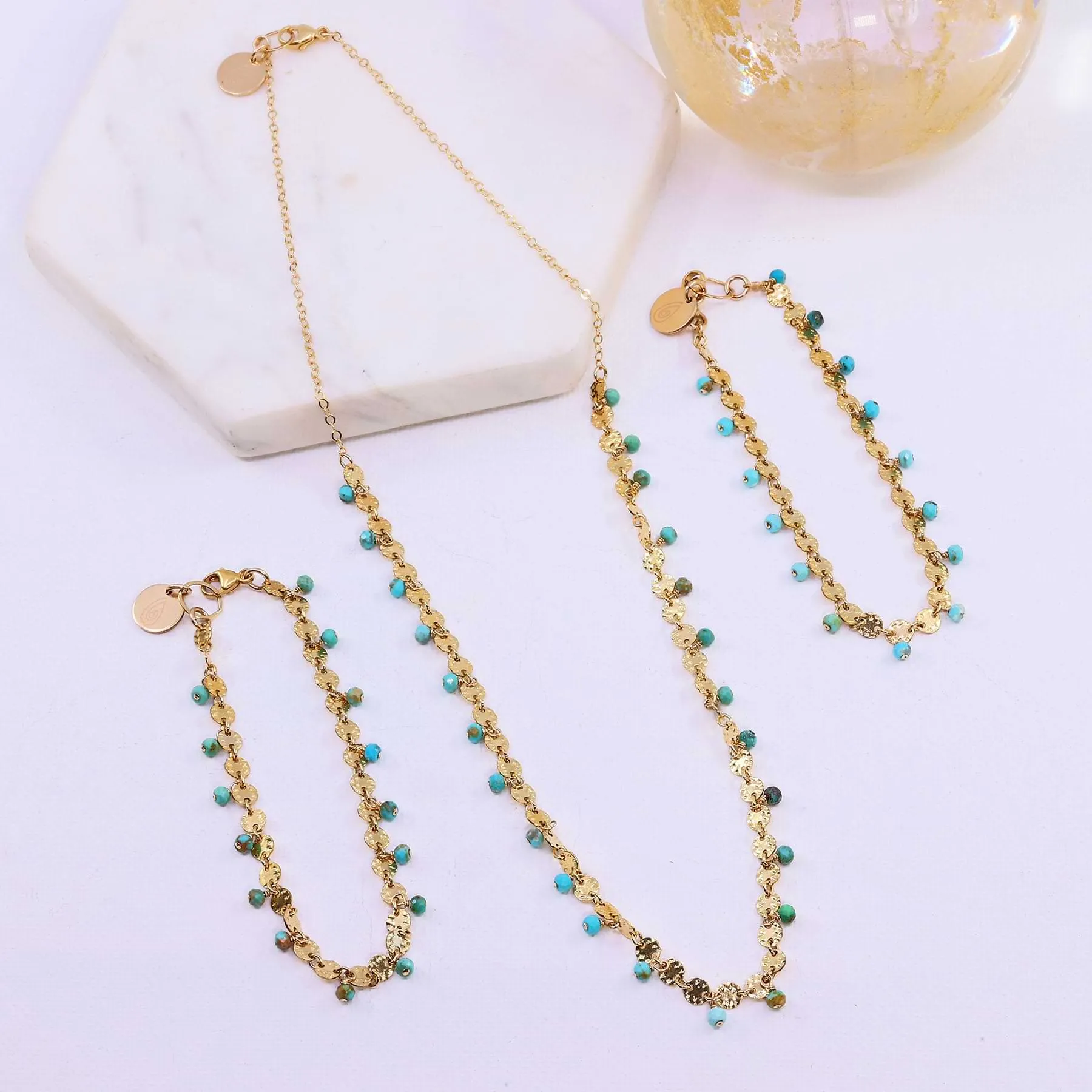 Amira - Sleeping Beauty Turquoise Necklace