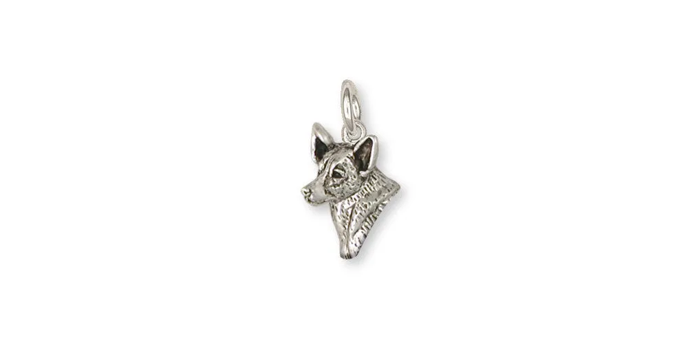 Australian Cattle Dog Charm Jewelry Sterling Silver Handmade Dog Charm ACD2-C