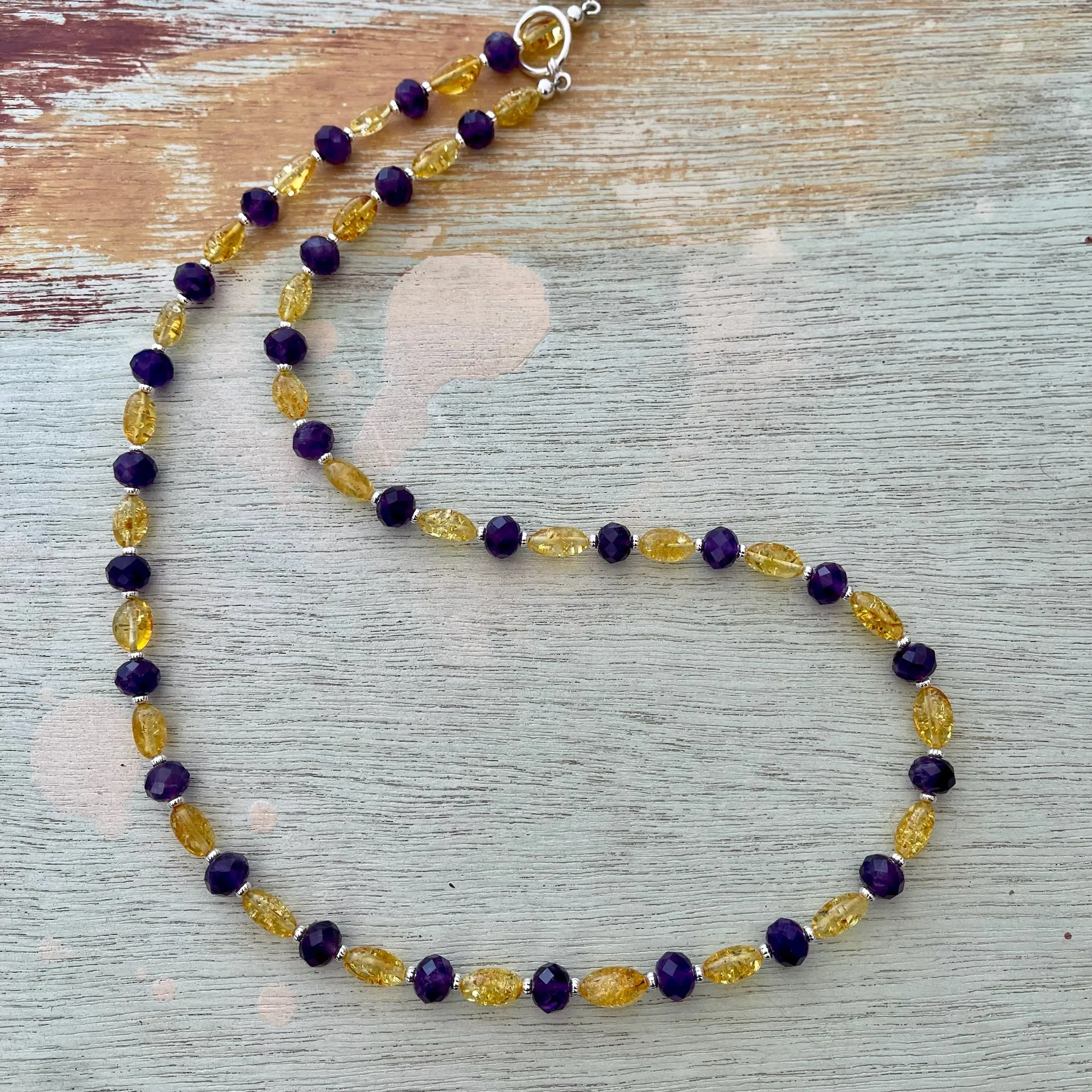 Baltic Amber & Amethyst