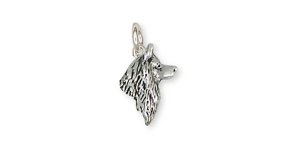 Belgian Tervuren Jewelry Sterling Silver Charm Belgian Tervuren Charms And Belgian Tervuren Jewelry BV1H-C