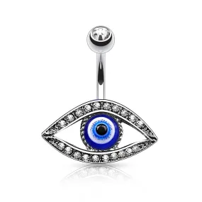 Belly Ring - Evil Eye