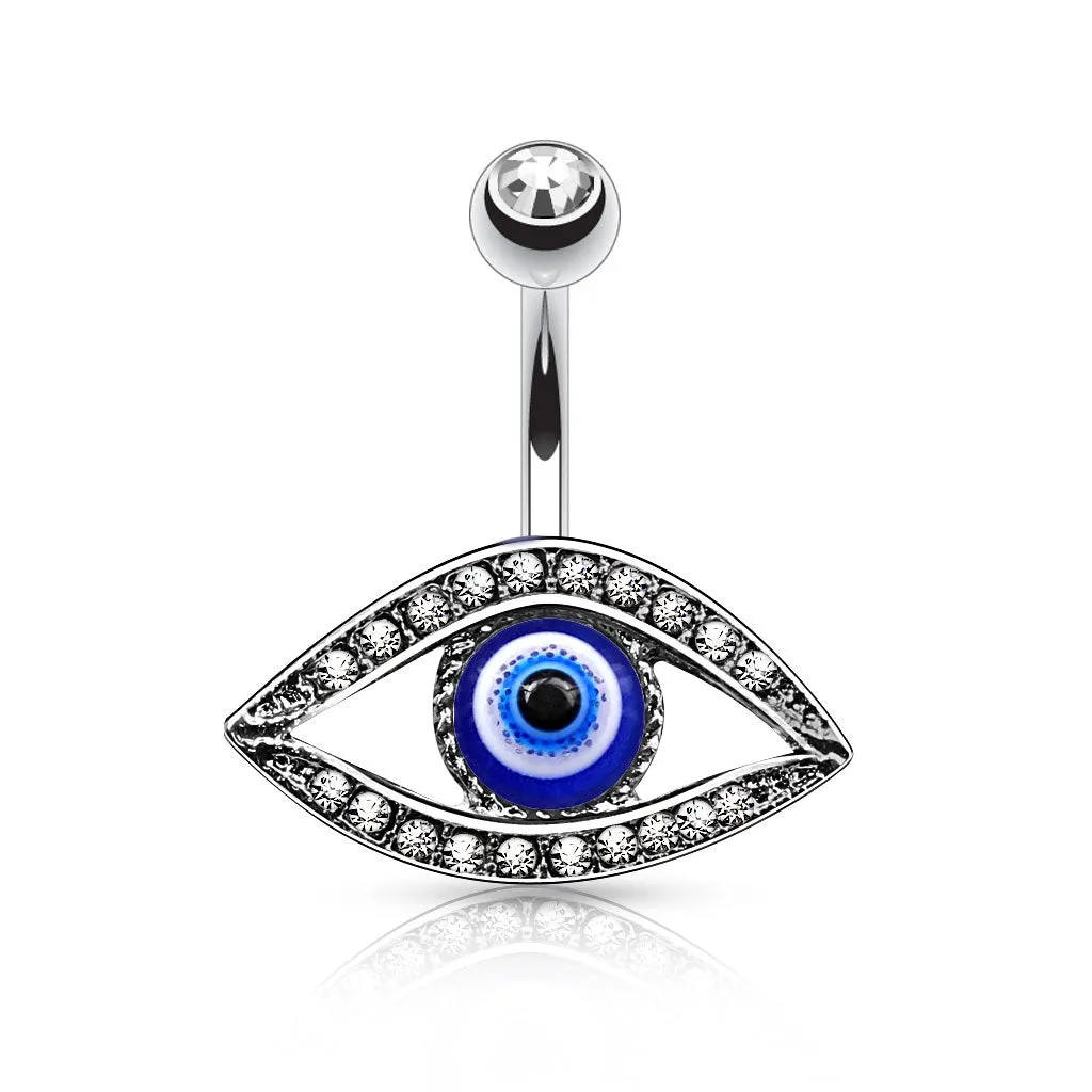 Belly Ring - Evil Eye