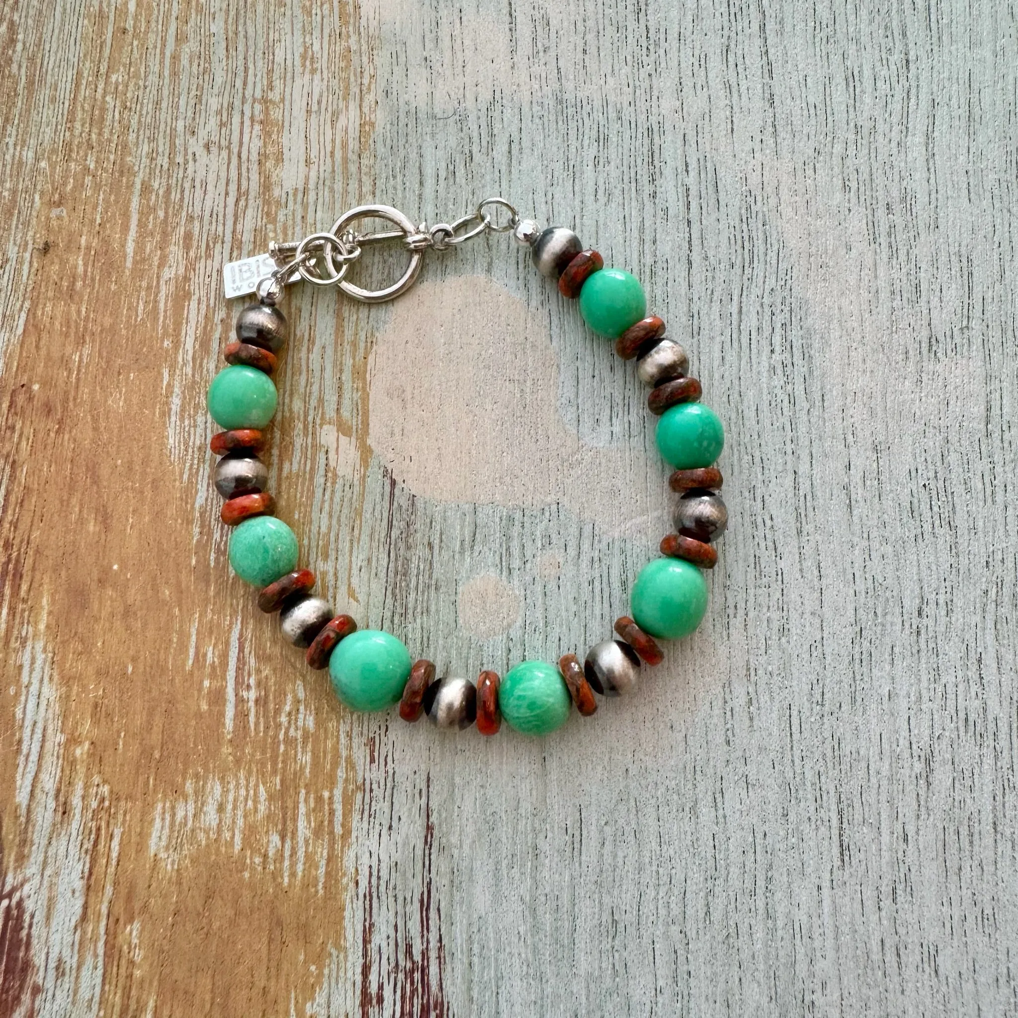 Black Bridge Variscite Bracelet