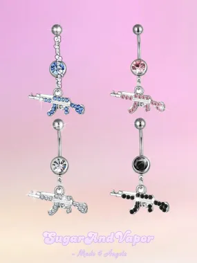 Bling AK47 Belly Ring