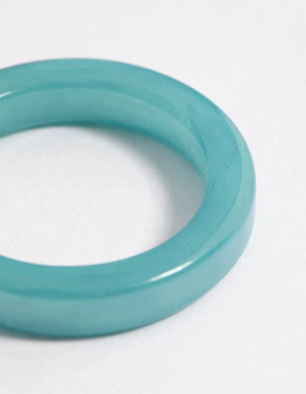 Blue Matte Band Ring