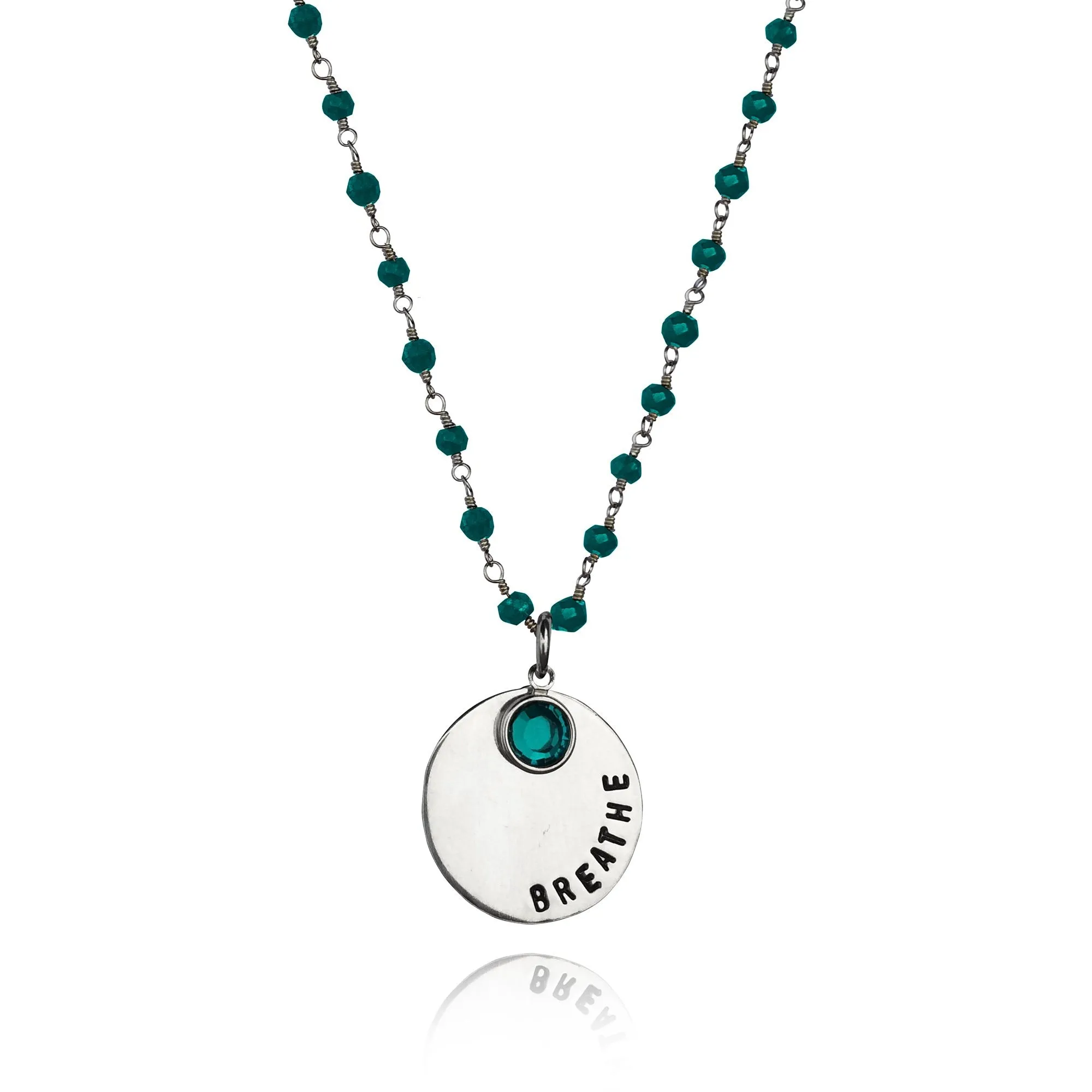 BREATHE Turquoise Necklace for Exhaustion