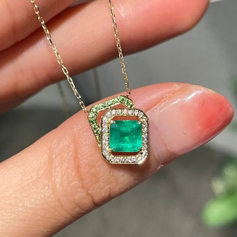 Bridal Jewelry Zircon Pendant Necklace