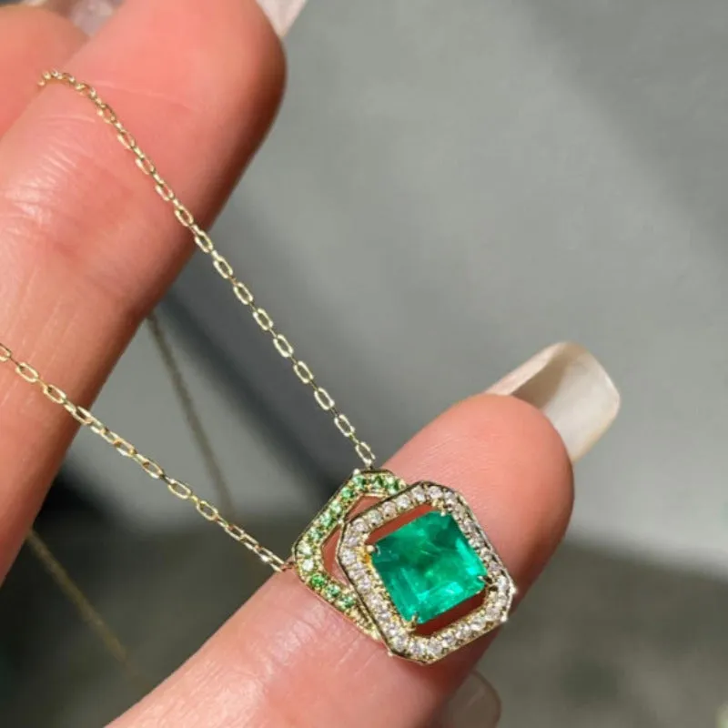 Bridal Jewelry Zircon Pendant Necklace