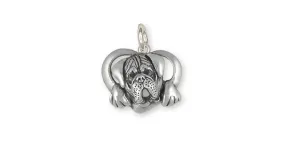 Bullmastiff Charm Jewelry Sterling Silver Handmade Dog Charm BM3-C