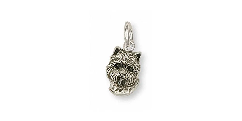 Cairn Terrier Charm Jewelry Sterling Silver Handmade Dog Charm CNWT12-C