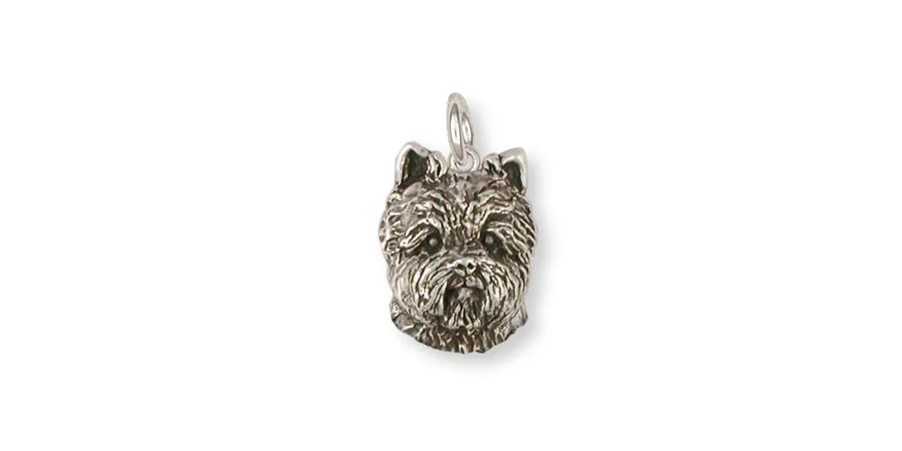 Cairn Terrier Charm Jewelry Sterling Silver Handmade Dog Charm CNWT28-C