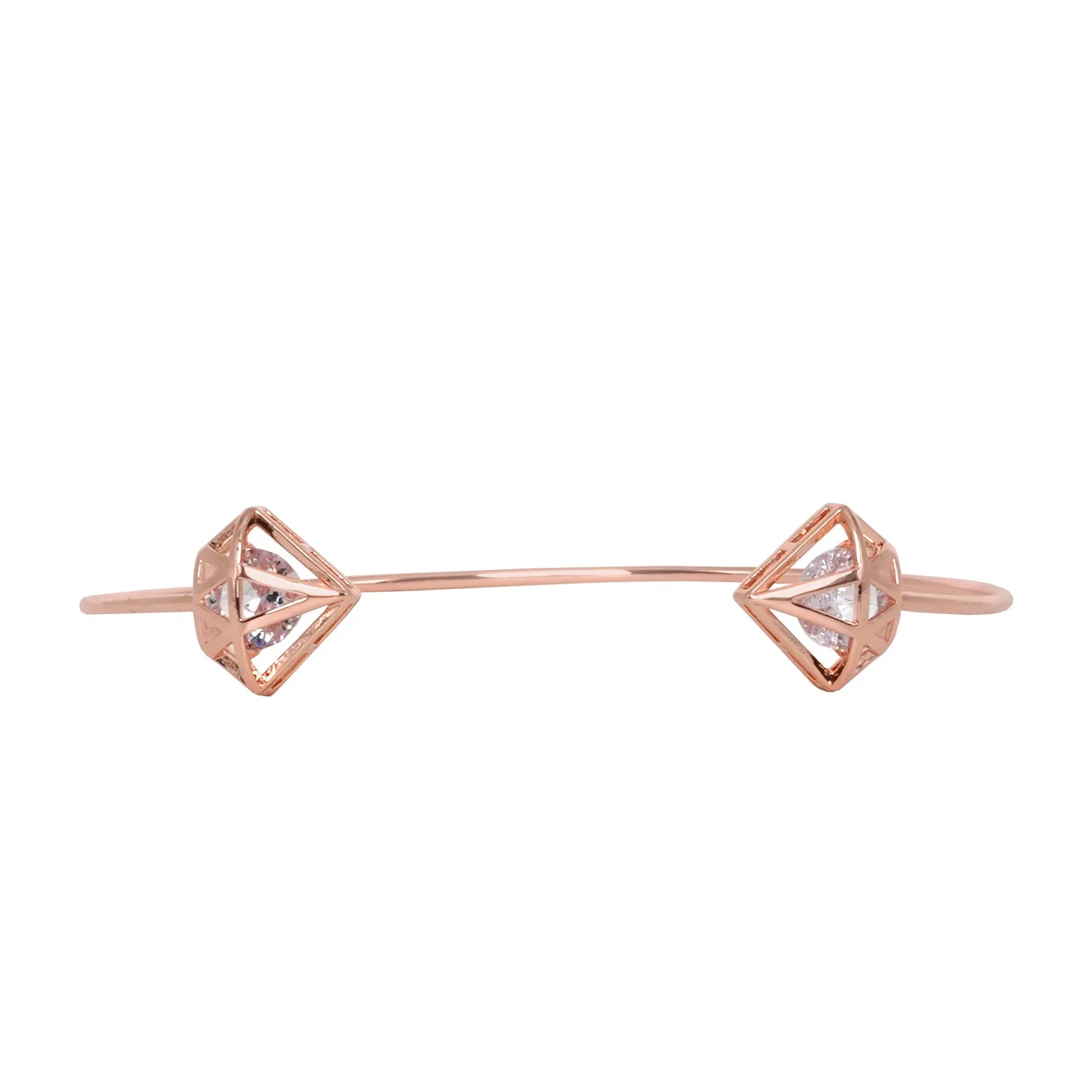 Chrome Rose Gold Jewelry Set