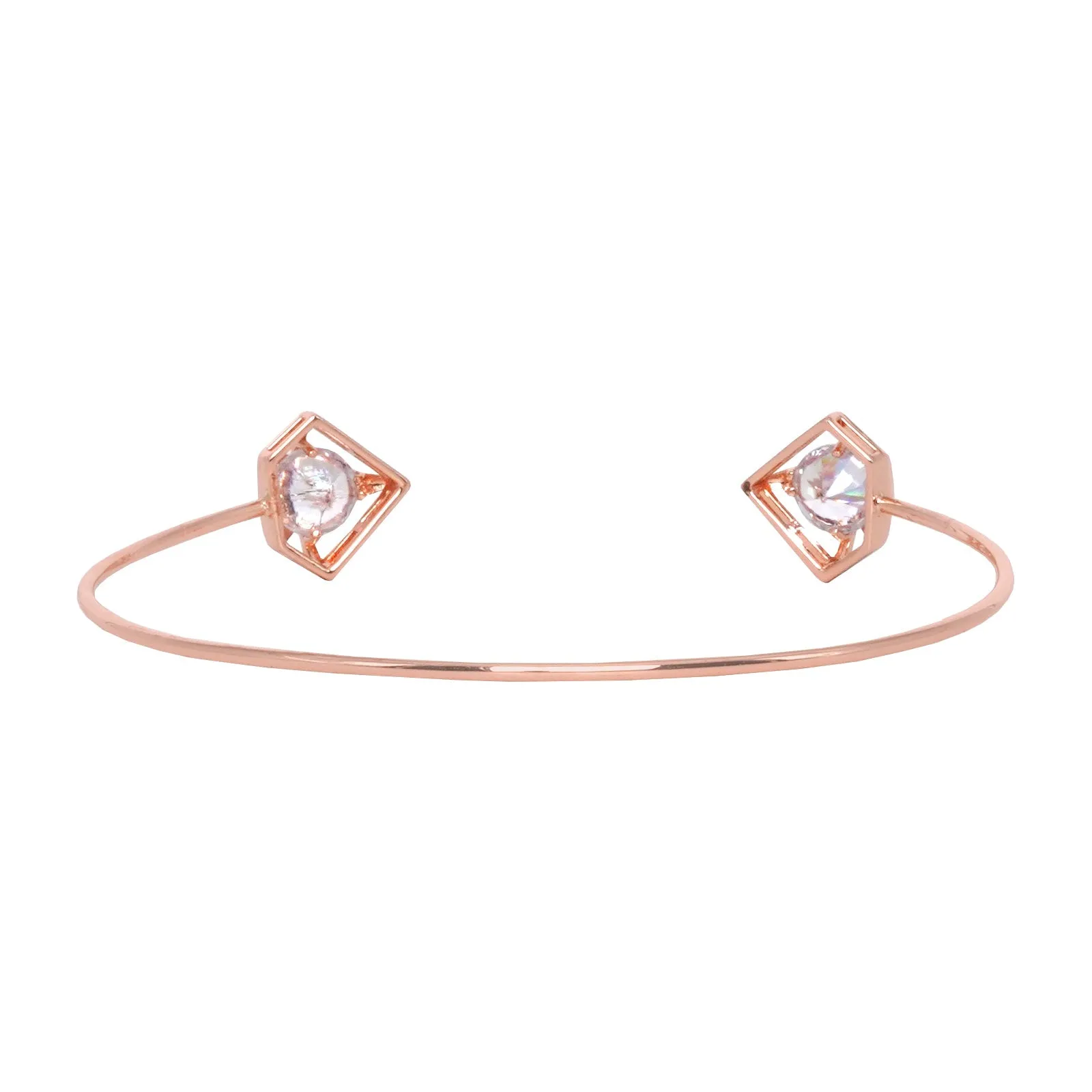 Chrome Rose Gold Jewelry Set