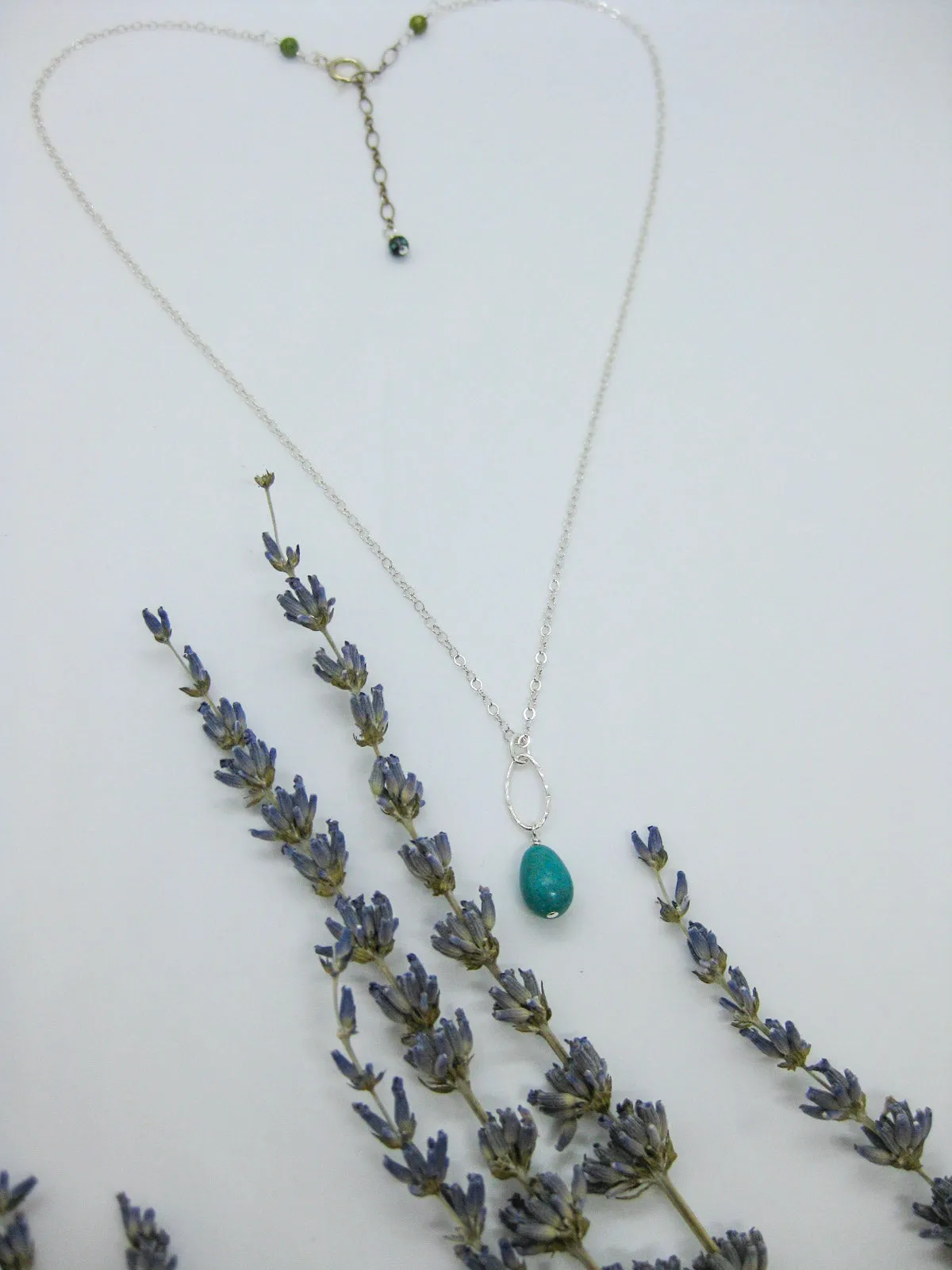 Chrysanthe: Turquoise Necklace - n500