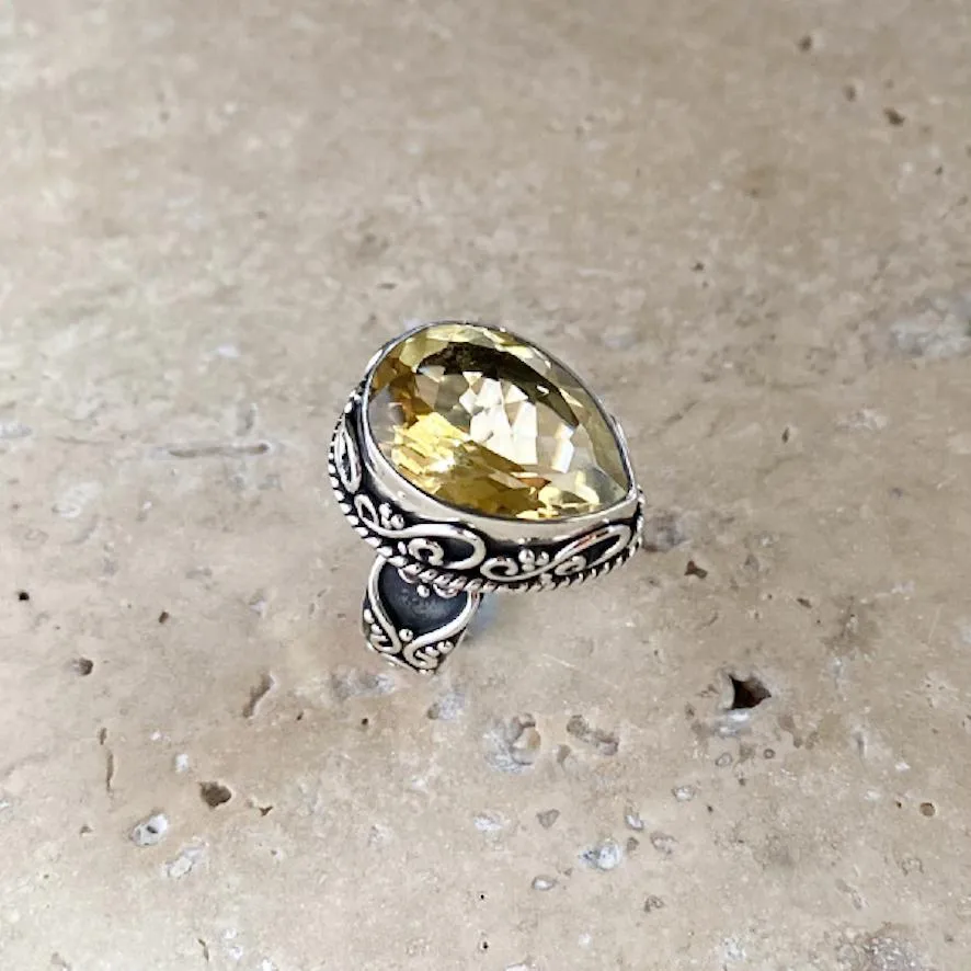 Citrine Ring - Rani