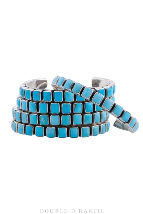 Cuff, Federico, Stacker, Turquoise, Hallmark, Contemporary, 3633