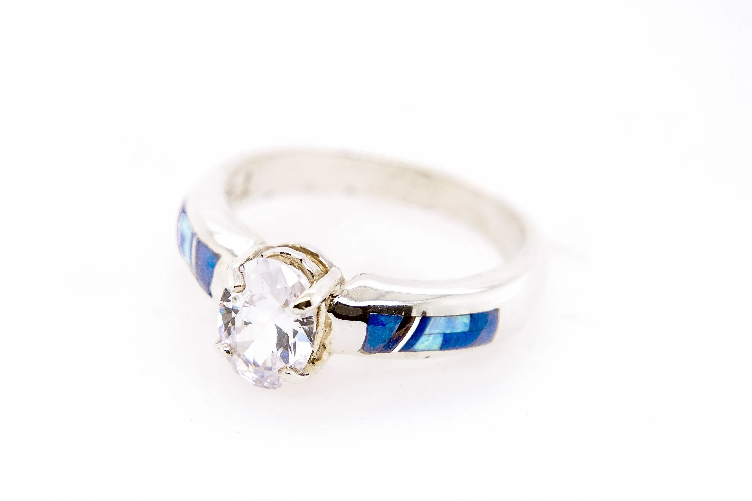 Dainty Blue Sky Ring by David Rosales