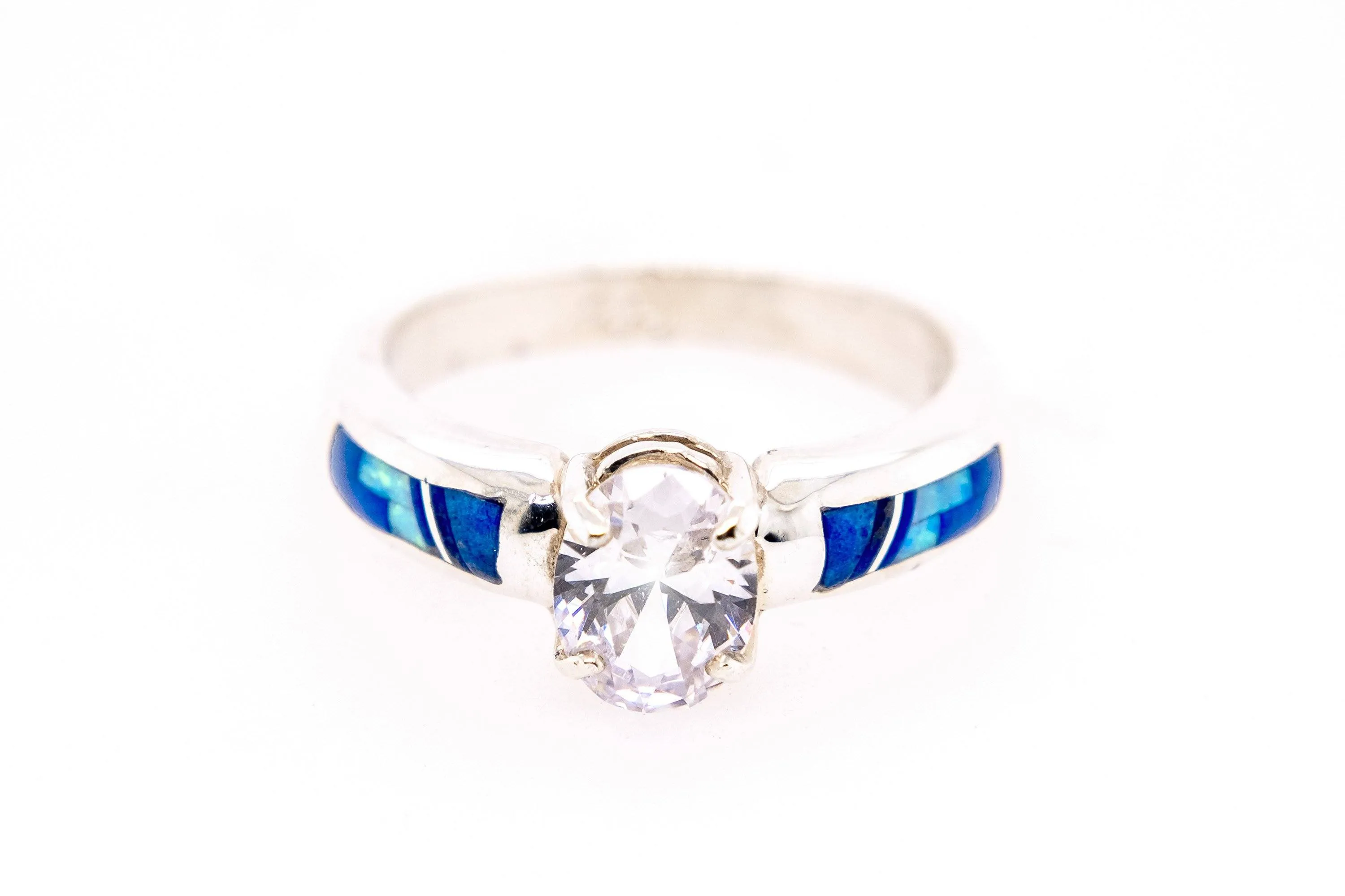 Dainty Blue Sky Ring by David Rosales