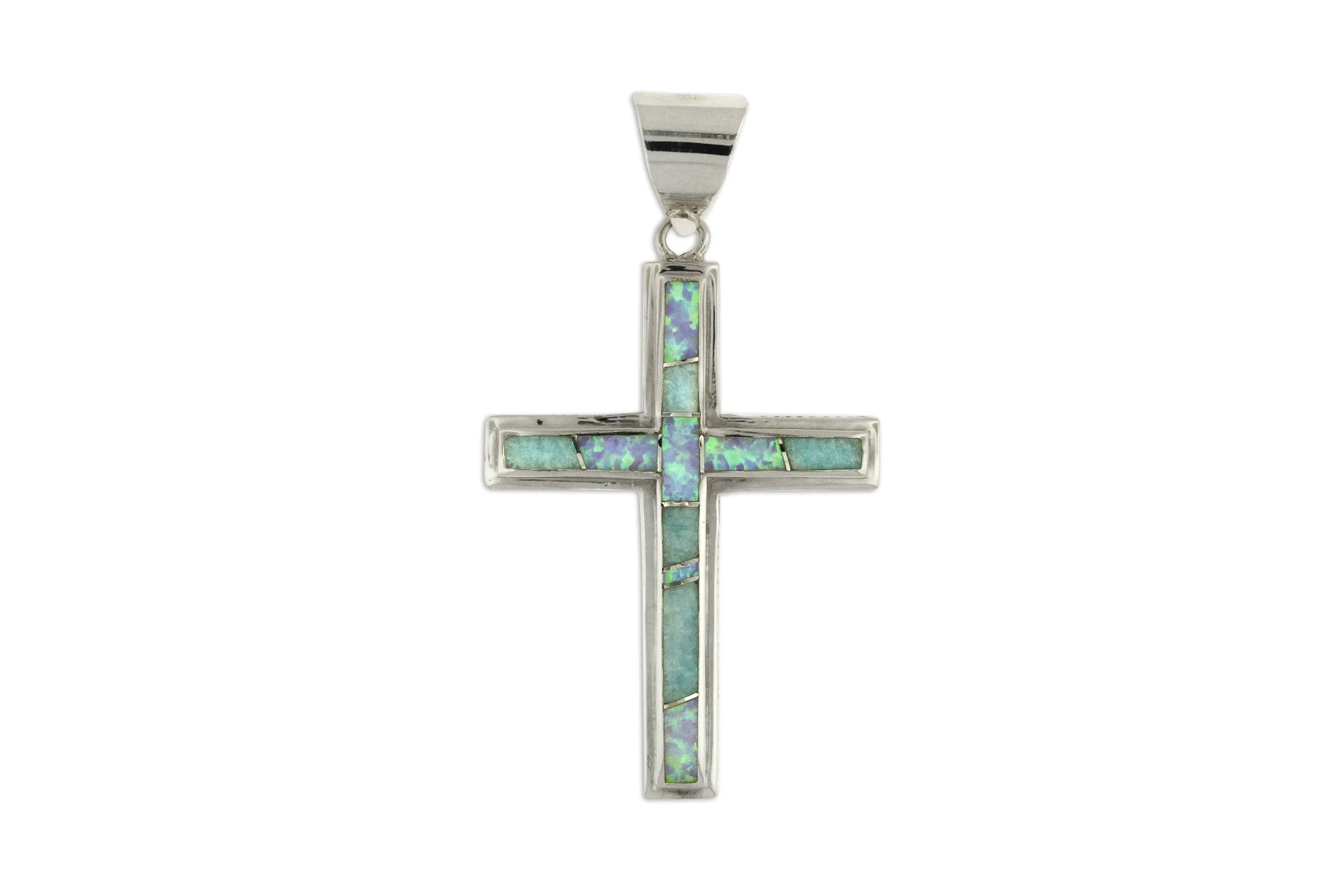 David Rosales Amazing Light Cross Pendant