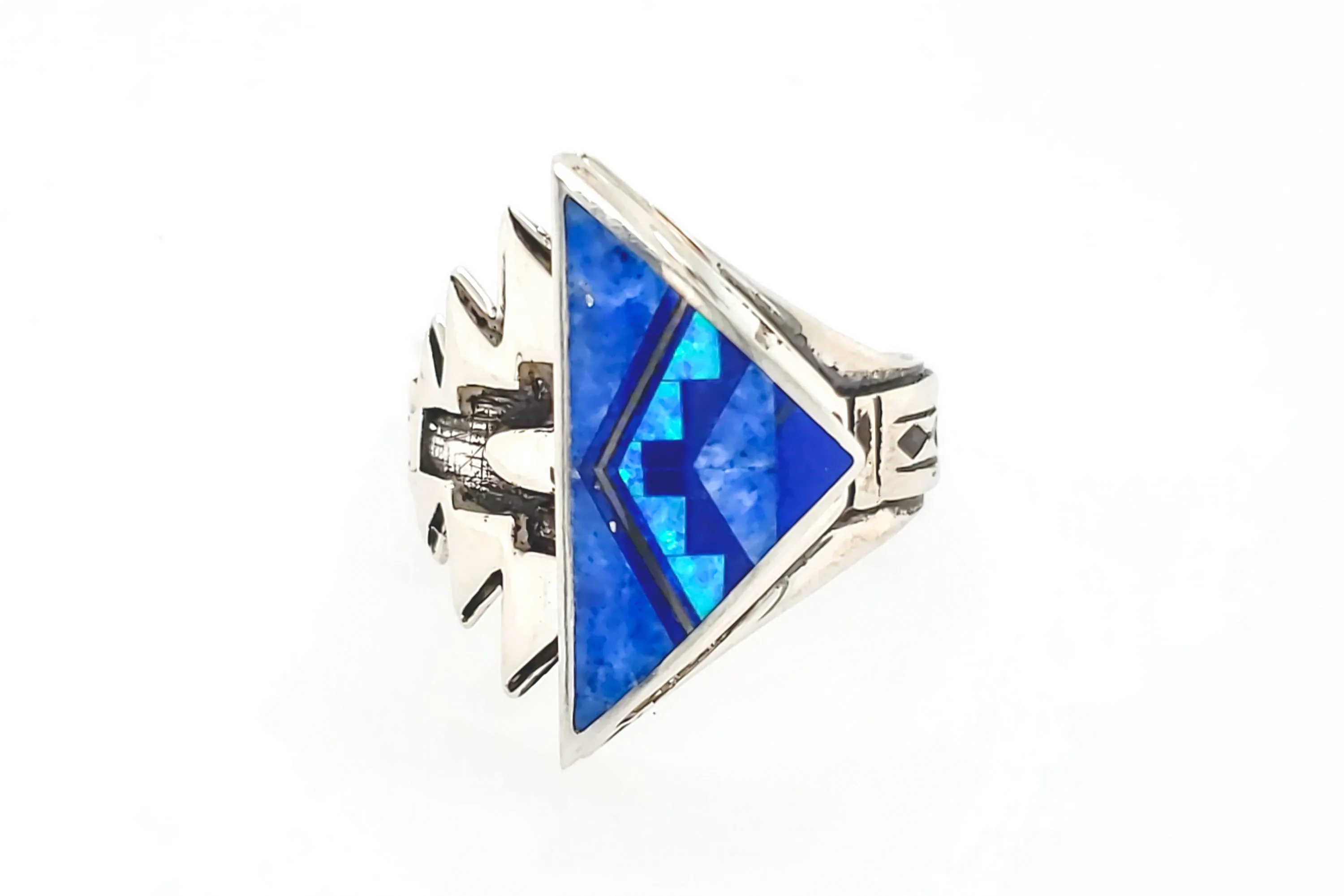 David Rosales Blue Sky Arrow Ring