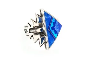 David Rosales Blue Sky Arrow Ring