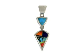 David Rosales Indian Summer Inlaid Pendant