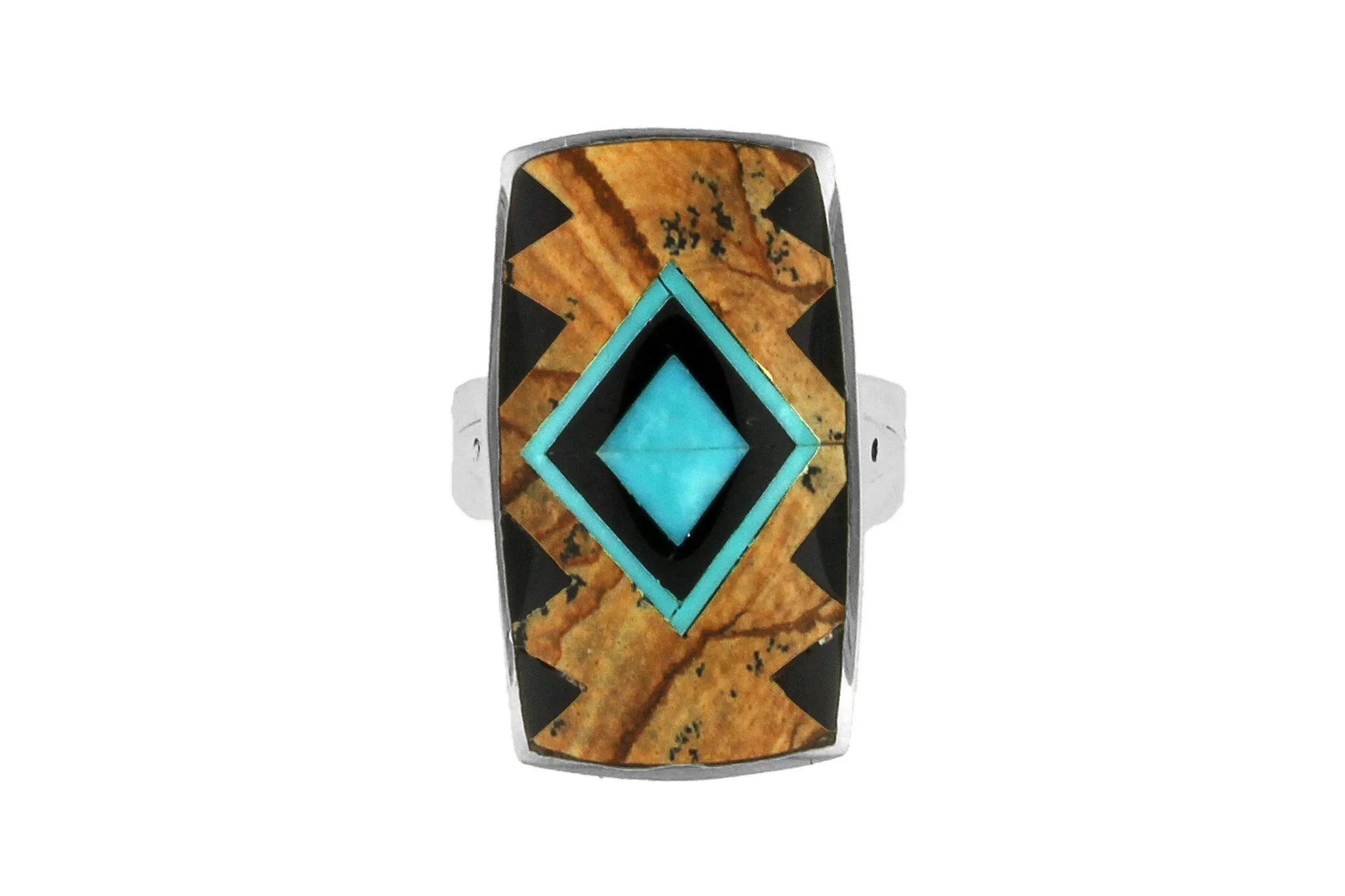 David Rosales Inlaid Native American Ring