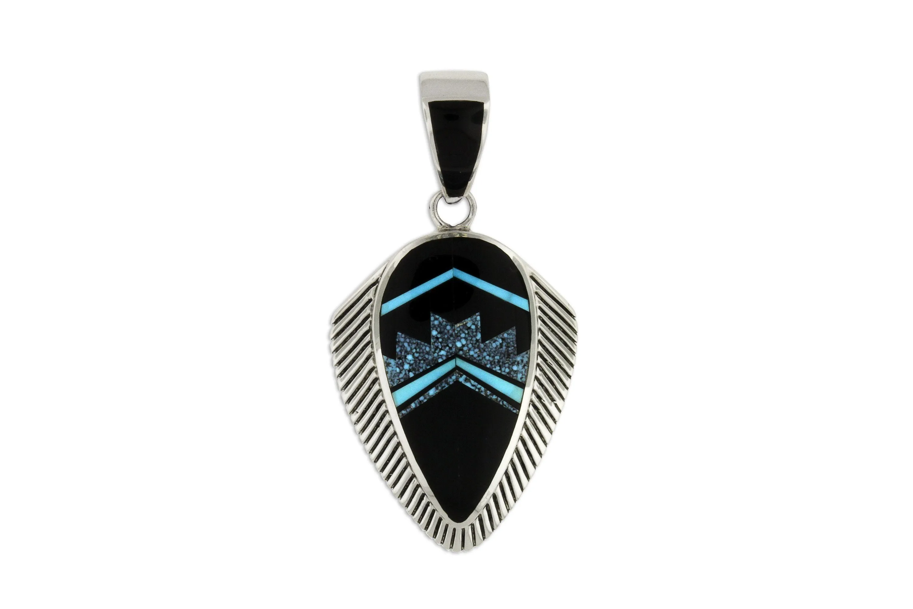 David Rosales Ithaca Peak Turquoise Pendant