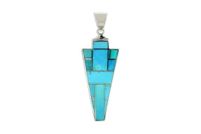 David Rosales Kingman Turquoise Pendant