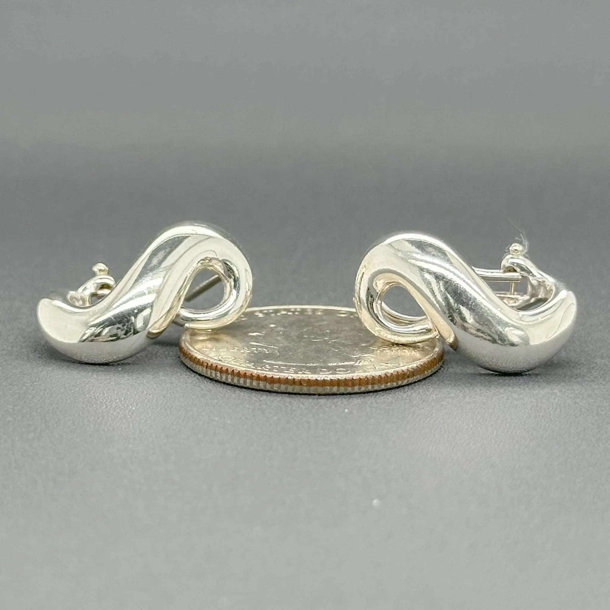 Estate Tiffany & Co. SS Infinity Earrings