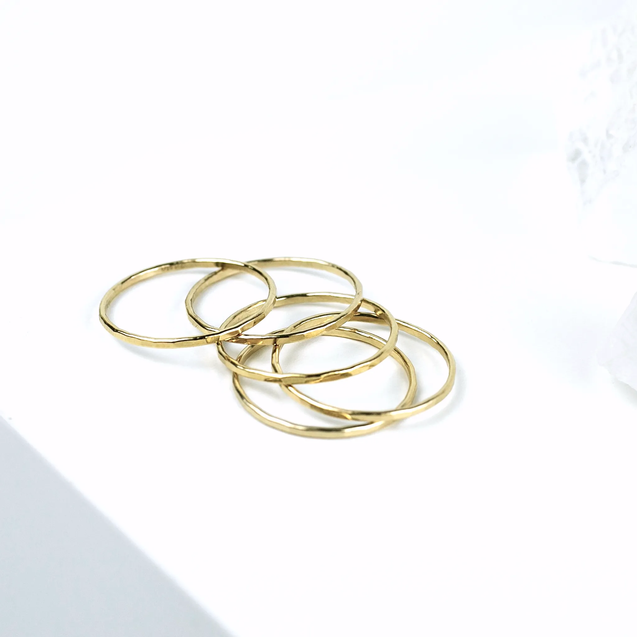 Faceted Stacking Ring