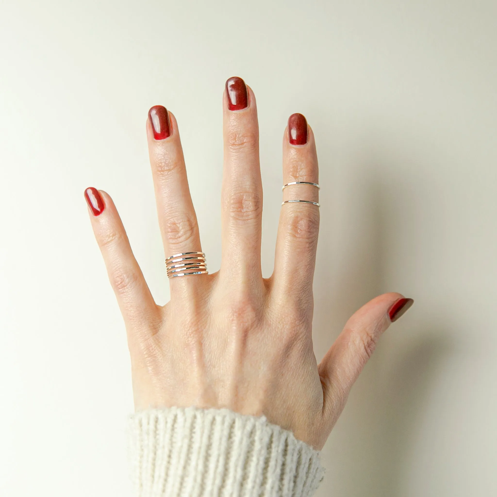 Faceted Stacking Ring