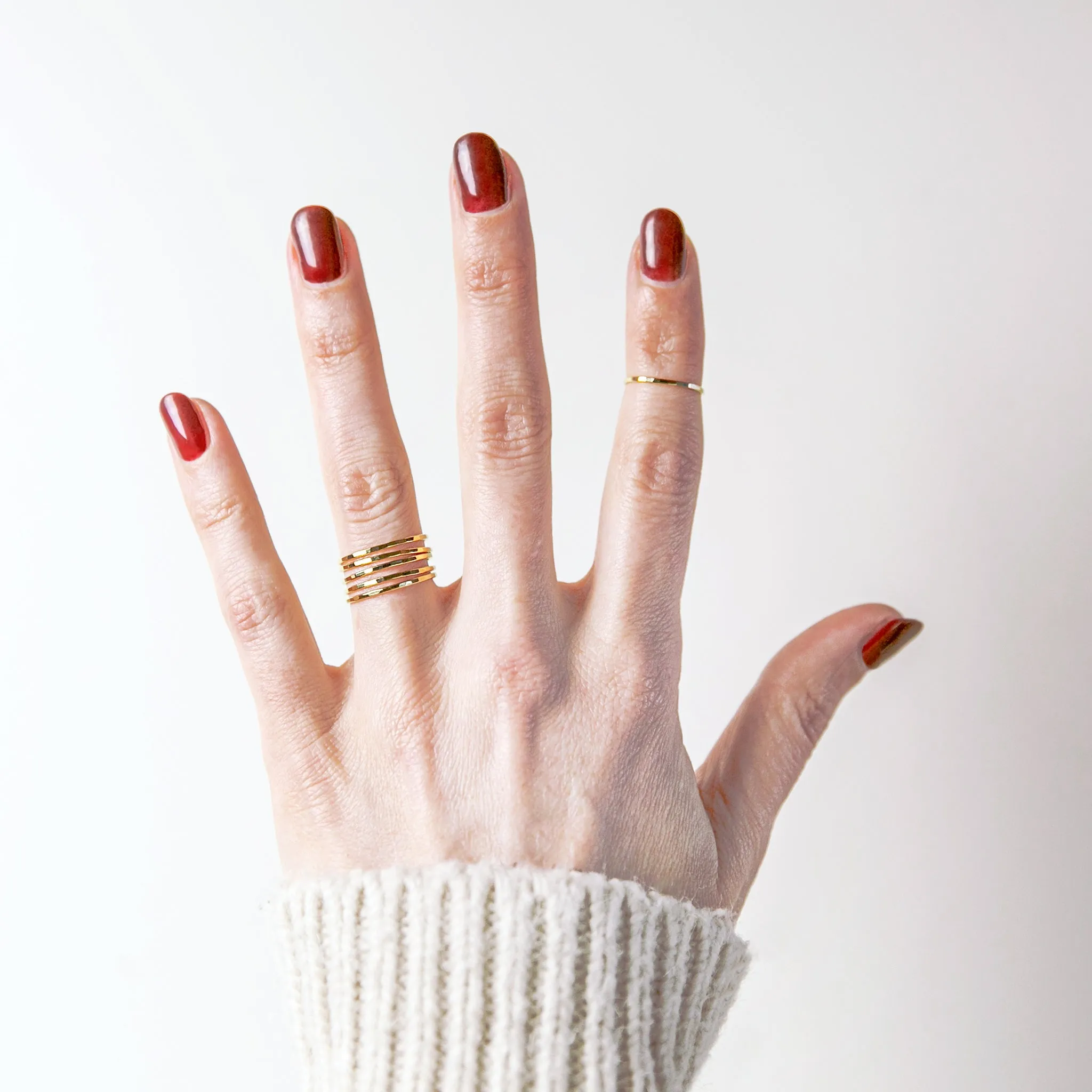 Faceted Stacking Ring