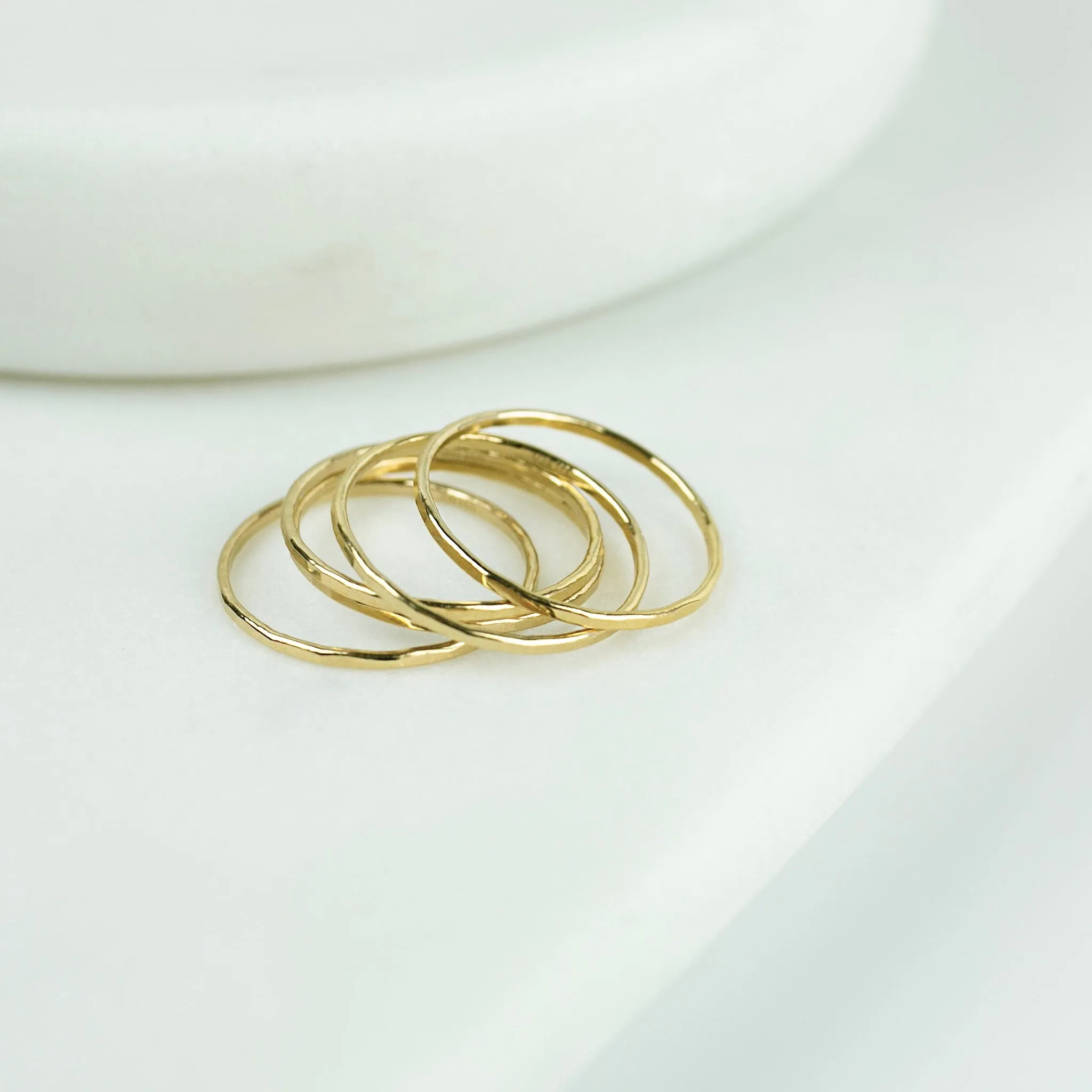 Faceted Stacking Ring