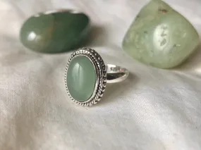 Green Chalcedony Itzel Ring