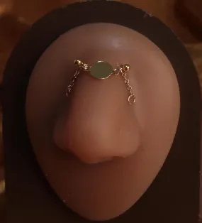 High Circle Nostril Jewelry Piercing