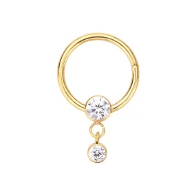 Hinged Clicker - Dainty 16g - Gold