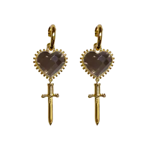 JULIET Earrings | Smoky Quartz